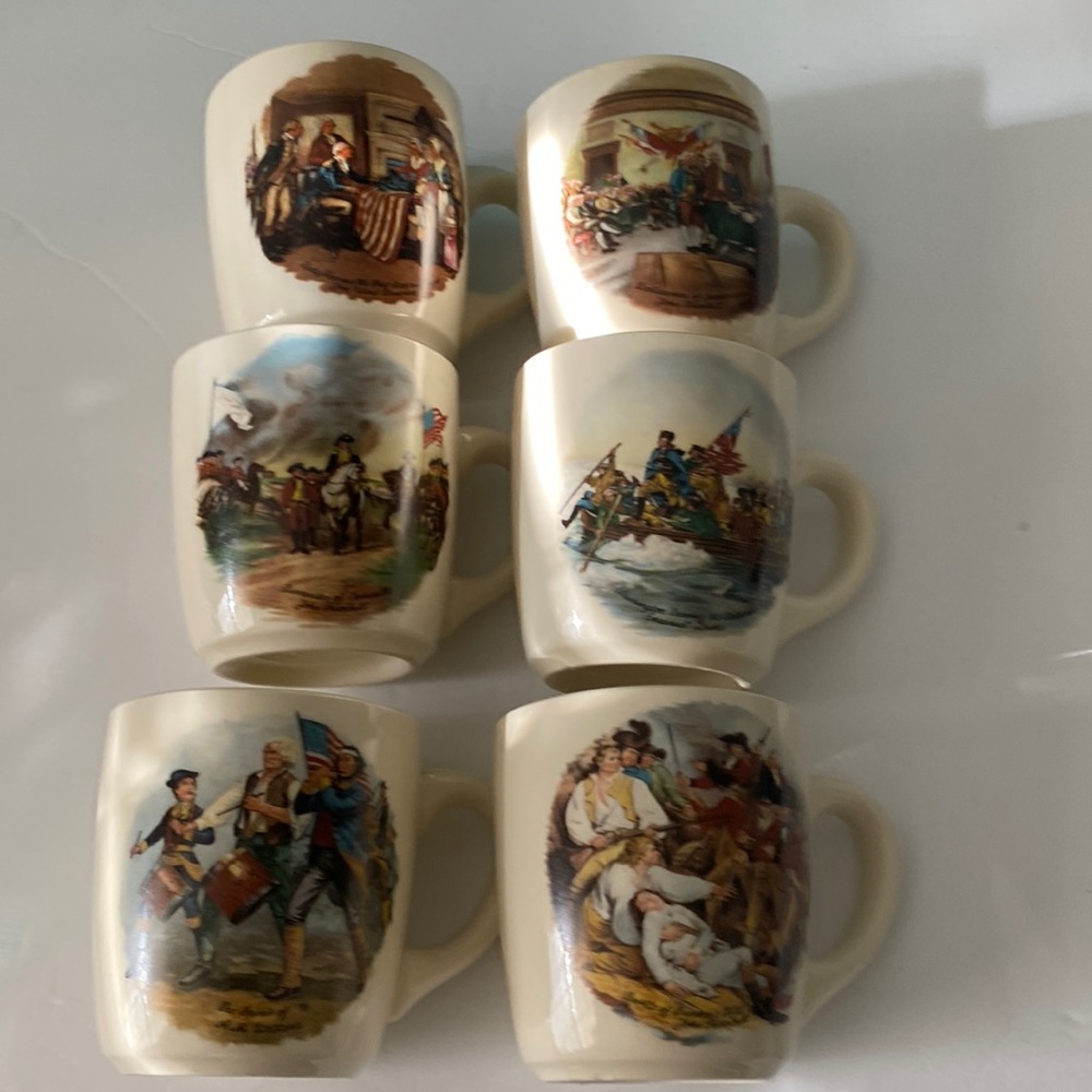 Vintage coffee cups